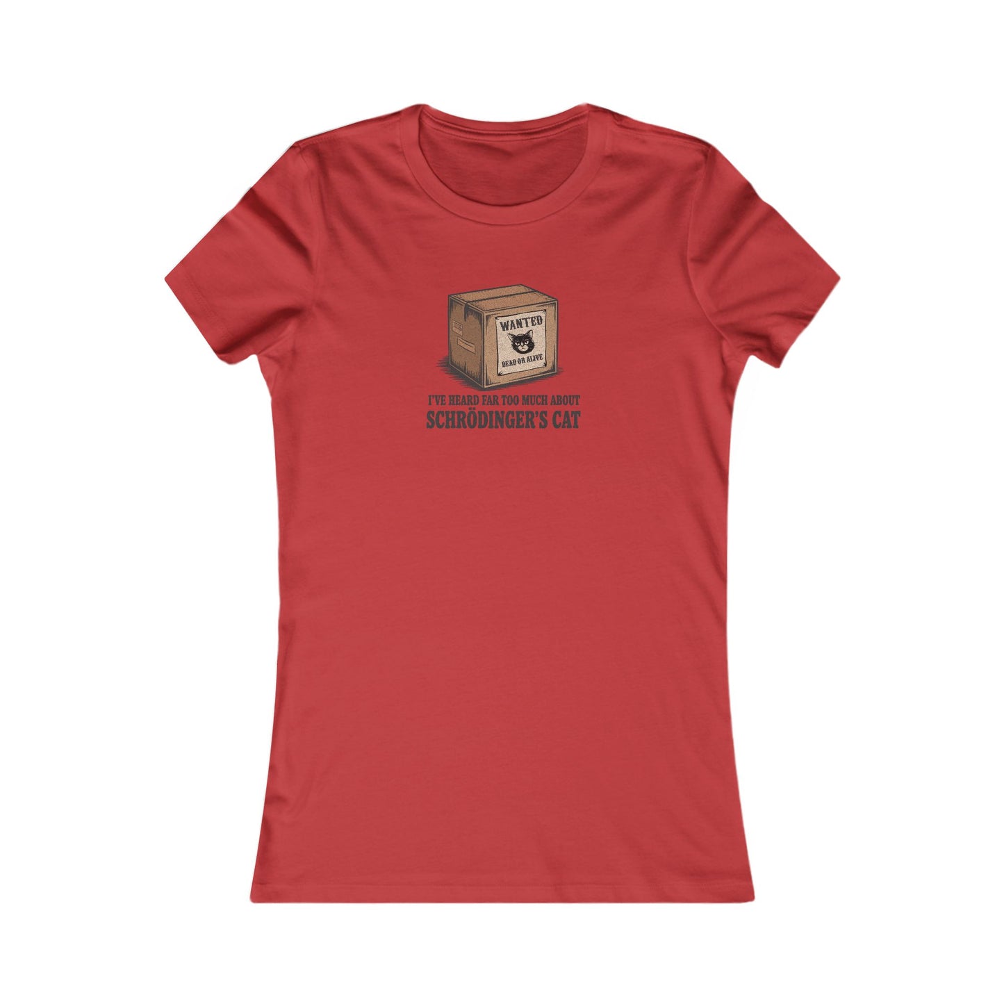 Schrödinger’s Cat — Big Bang Theory Retro Women's Tee (Light)