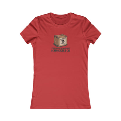 Schrödinger’s Cat — Big Bang Theory Retro Women's Tee (Light)