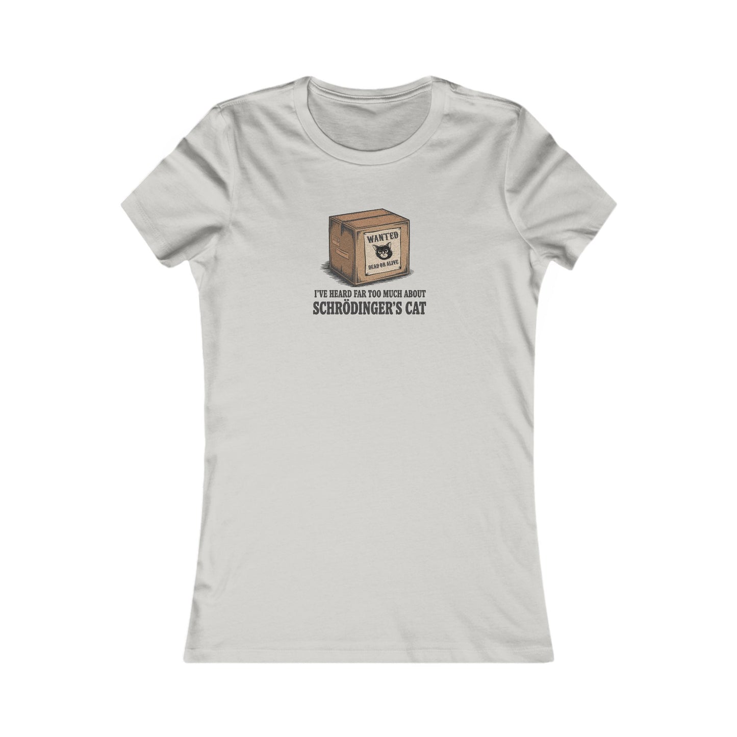 Schrödinger’s Cat — Big Bang Theory Retro Women's Tee (Light)