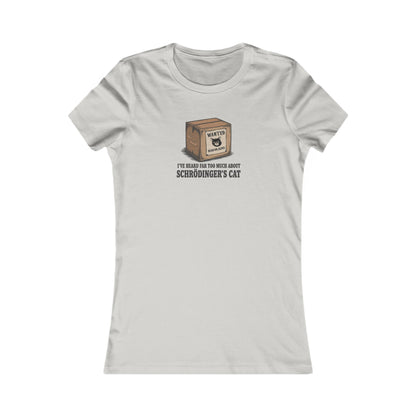Schrödinger’s Cat — Big Bang Theory Retro Women's Tee (Light)