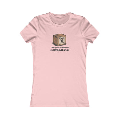Schrödinger’s Cat — Big Bang Theory Retro Women's Tee (Light)