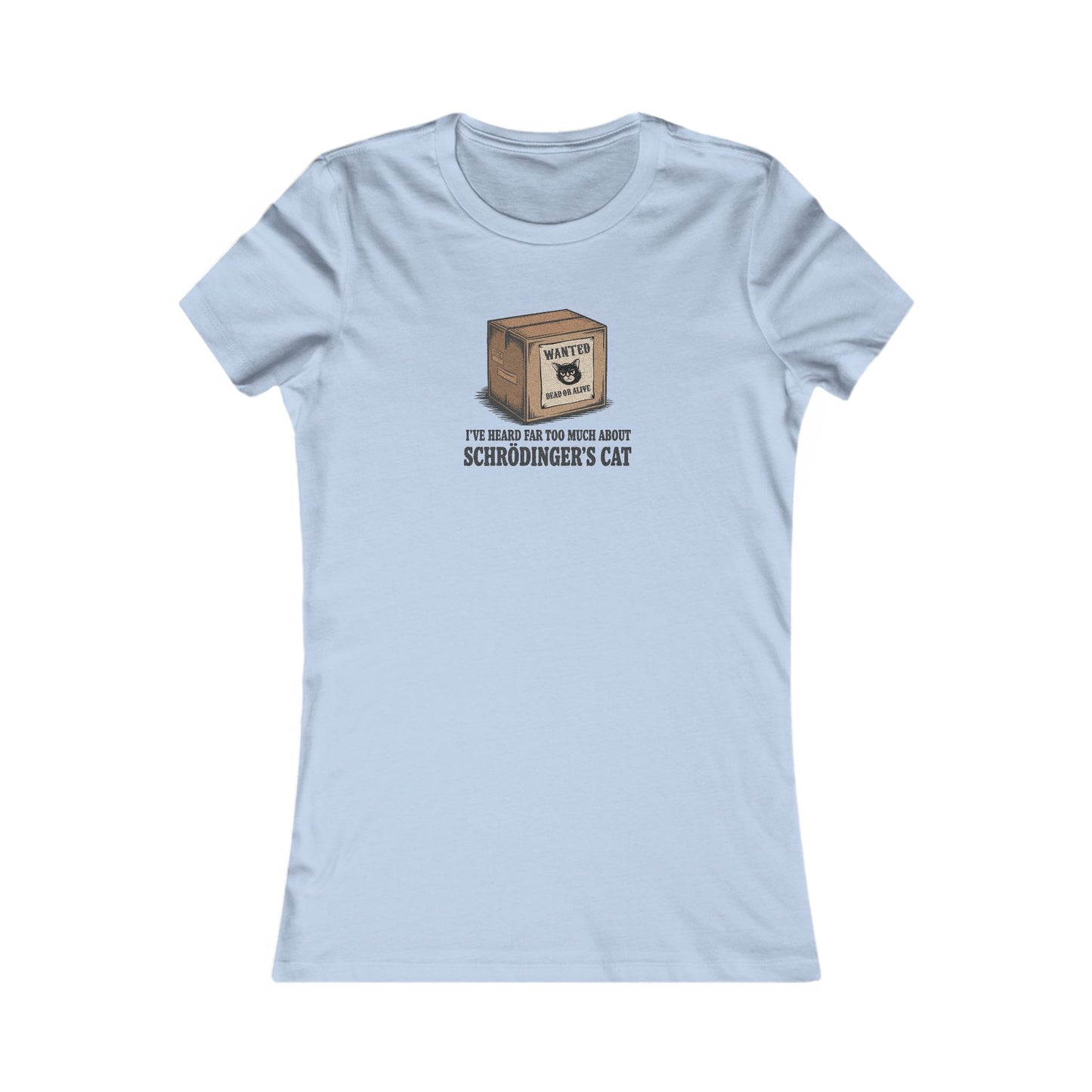 Schrödinger’s Cat — Big Bang Theory Retro Women's Tee (Light)