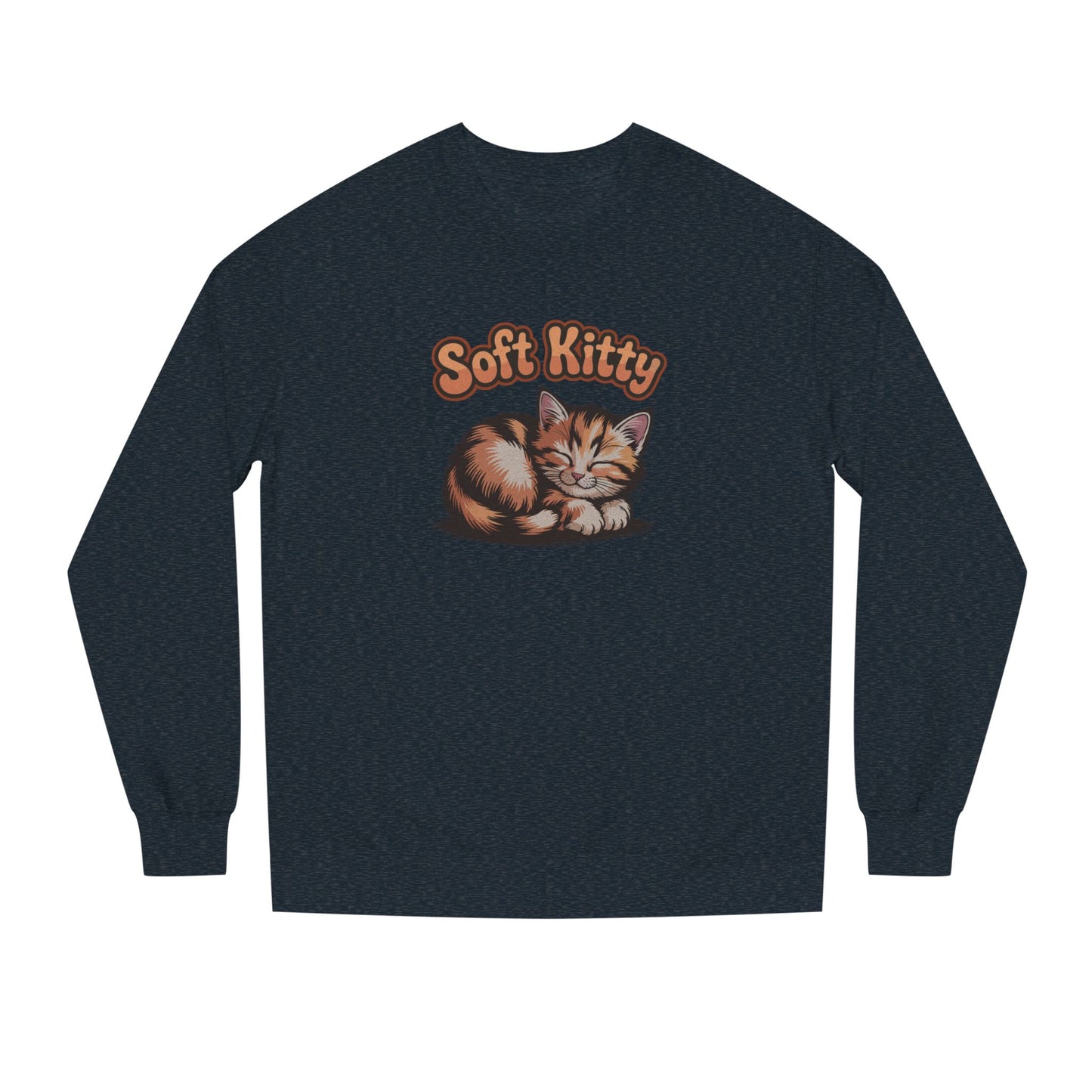 Soft Kitty Sick-Day Lullaby — Big Bang Theory Retro Sweatshirt (Dark)