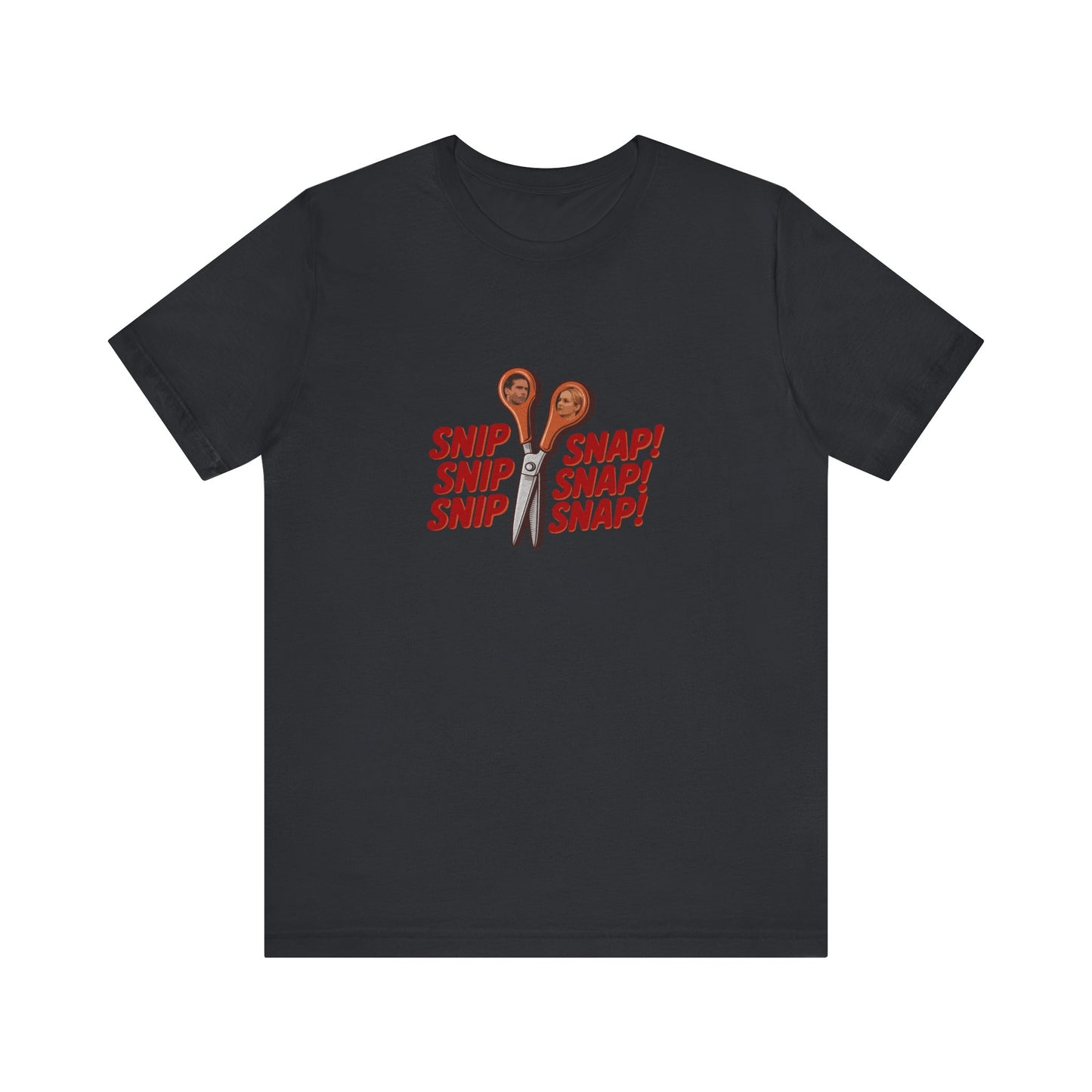 Snip Snap! — Michael Scott Vasectomy Retro Tee (Dark)