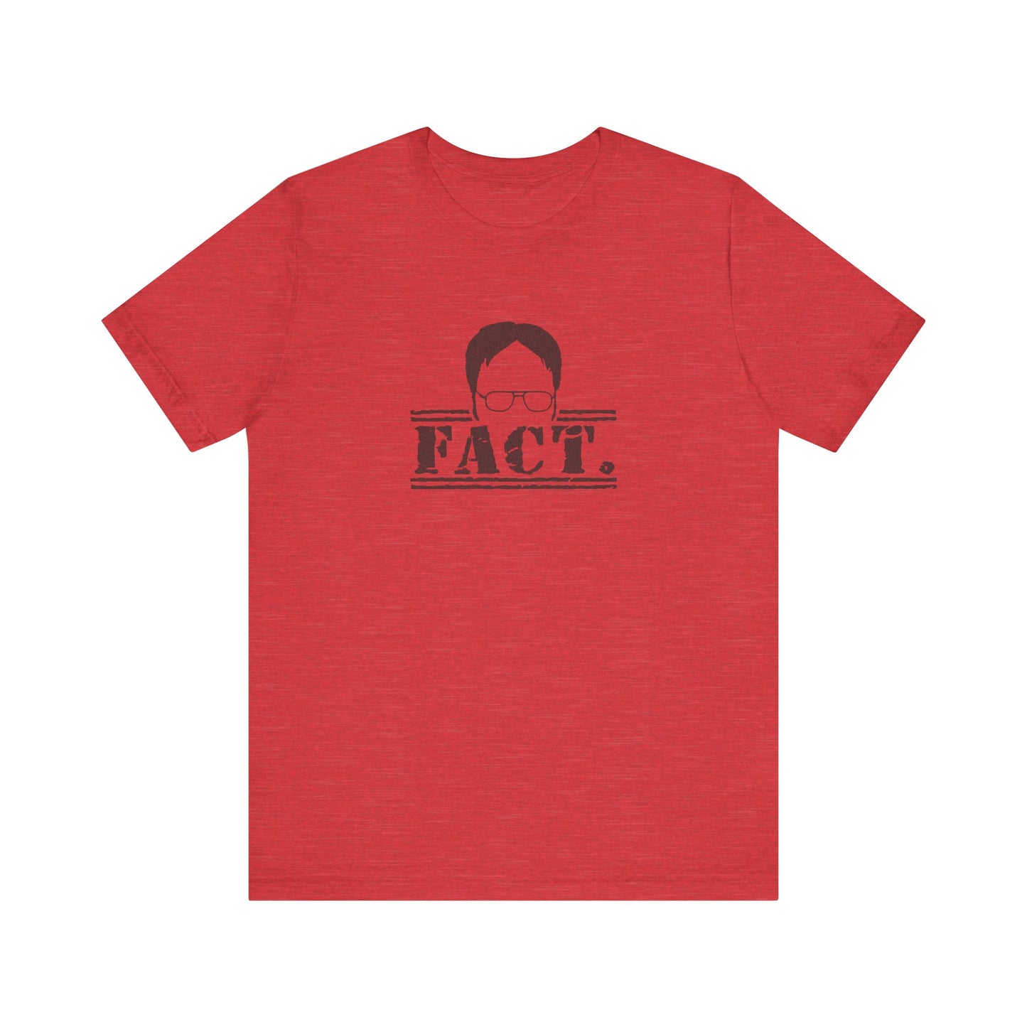Dwight Schrute FACT. — The Office-Inspired Retro Tee (Light)