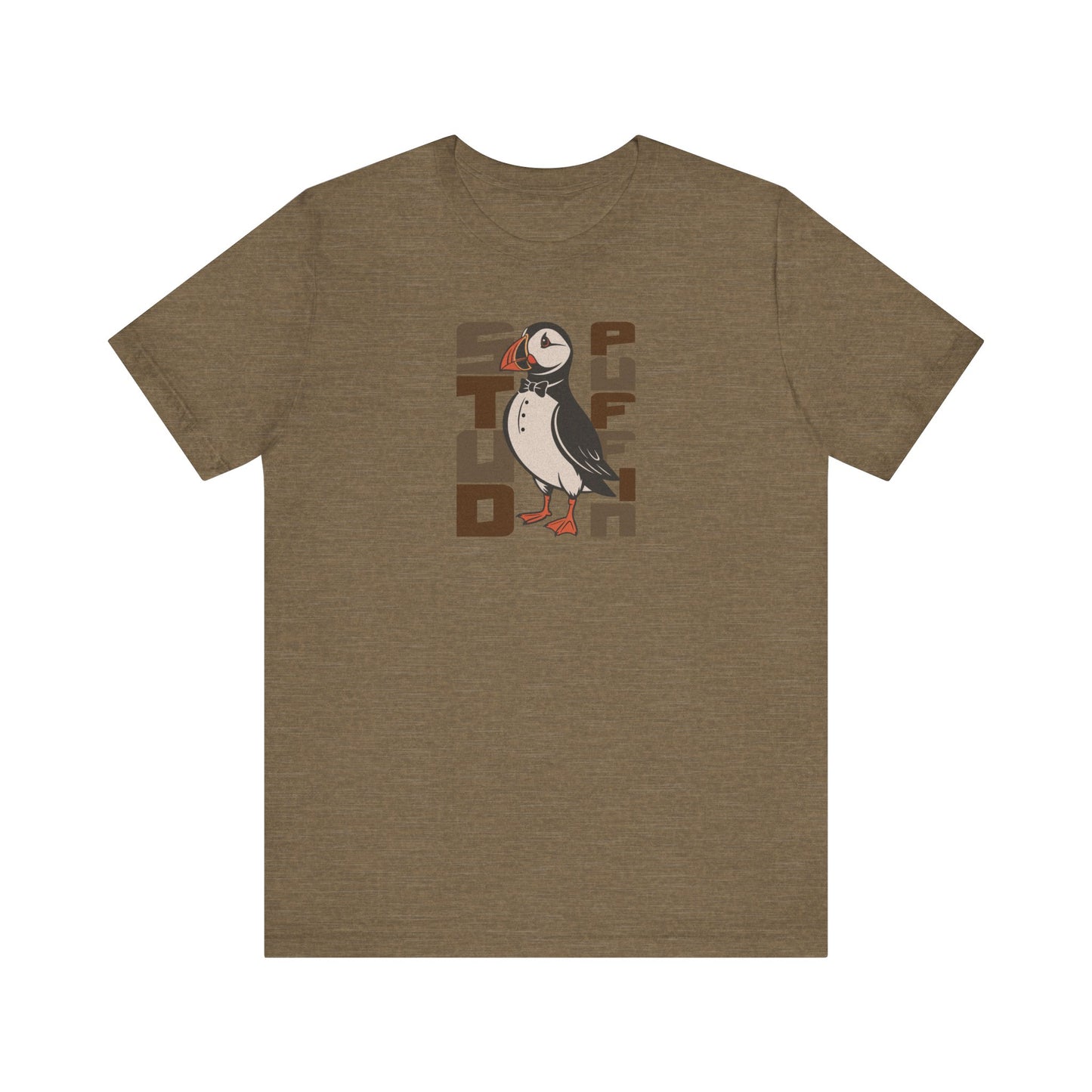 Stud Puffin, Licensed to Chill – Spy-Bird Retro Tee (Light)