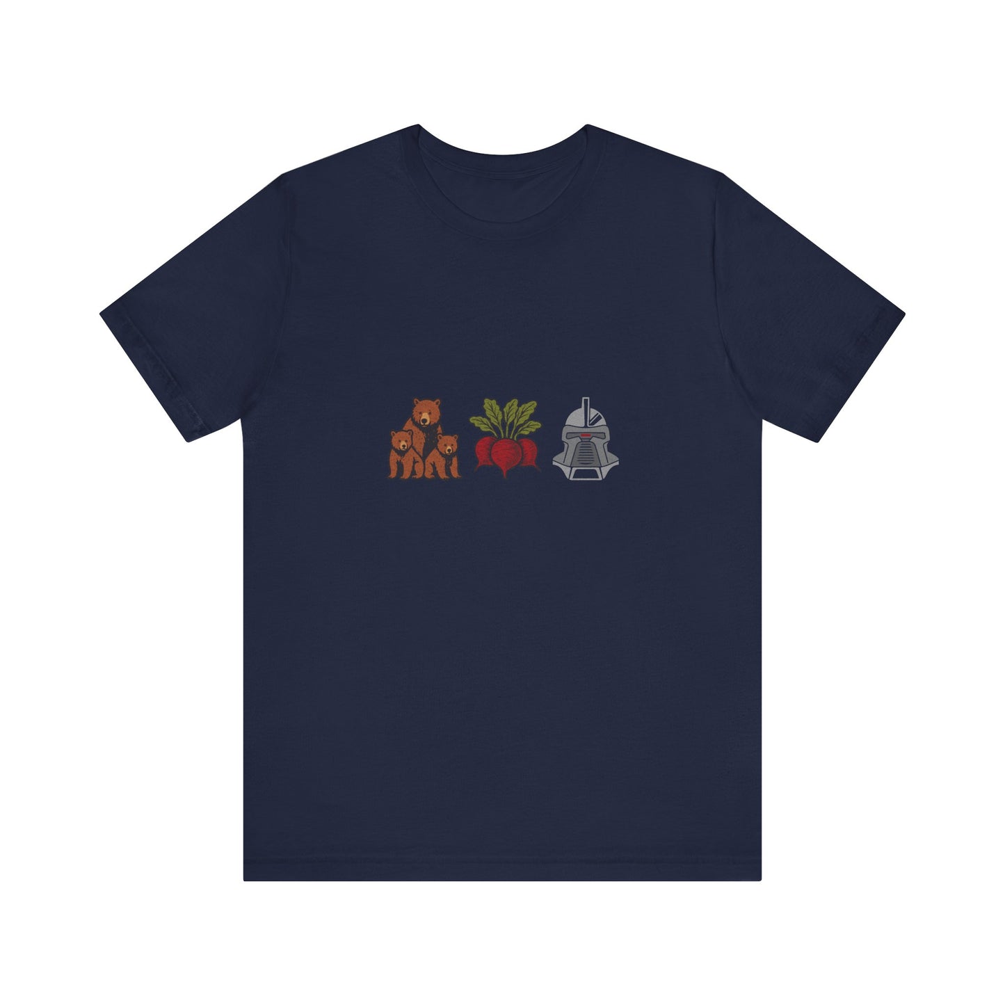 Bears, Beets, Battlestar (Icons) — Retro Tee (Dark)