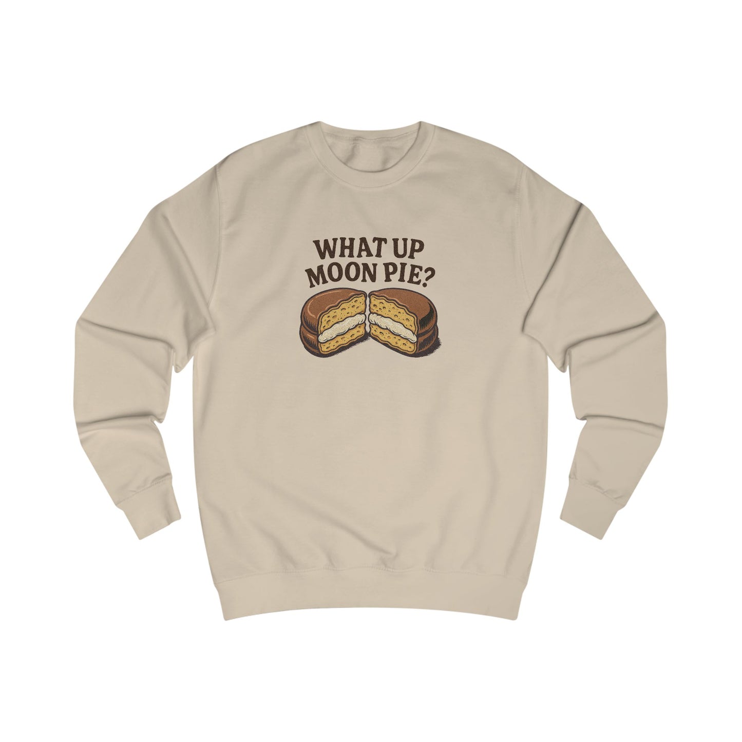 What Up, Moon Pie? — Big Bang Theory Retro Sweatshirt (Light)