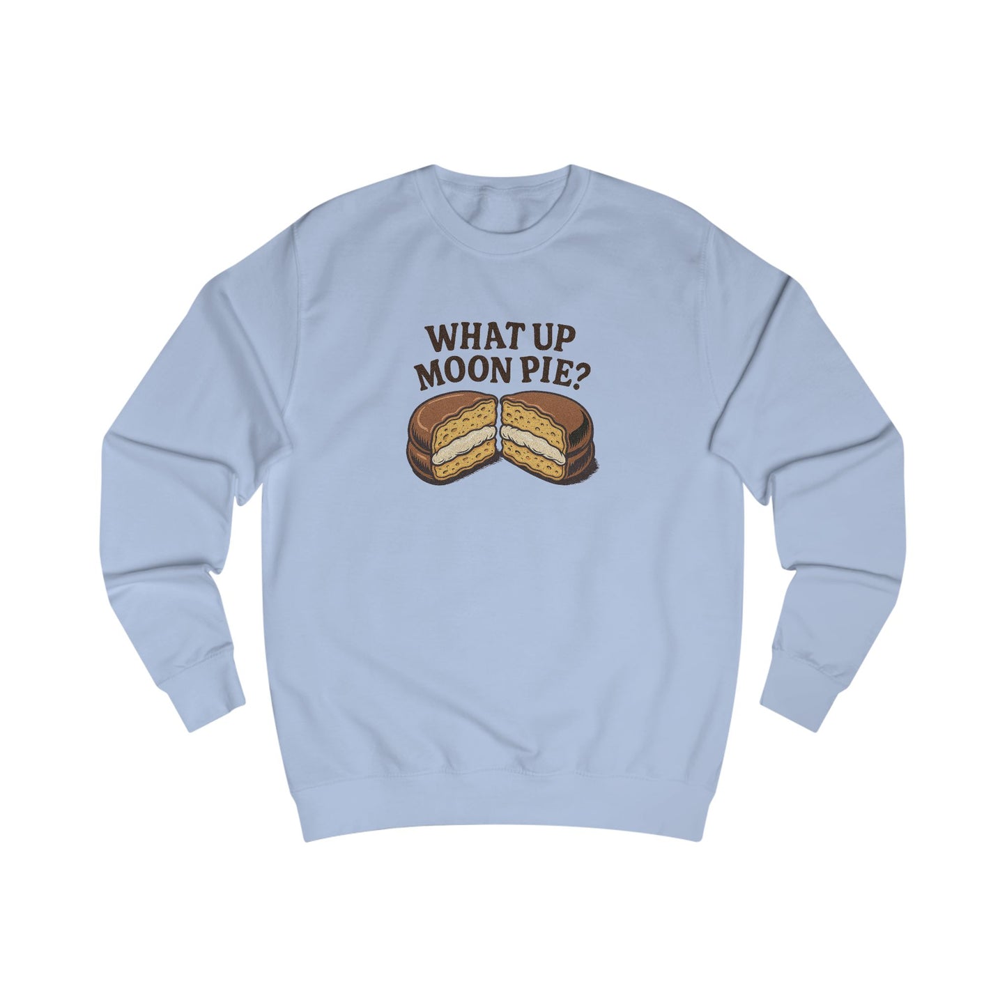 What Up, Moon Pie? — Big Bang Theory Retro Sweatshirt (Light)