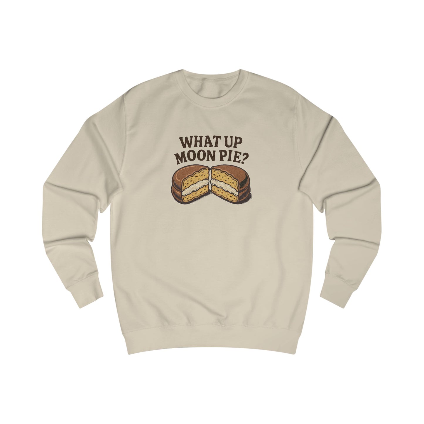 What Up, Moon Pie? — Big Bang Theory Retro Sweatshirt (Light)