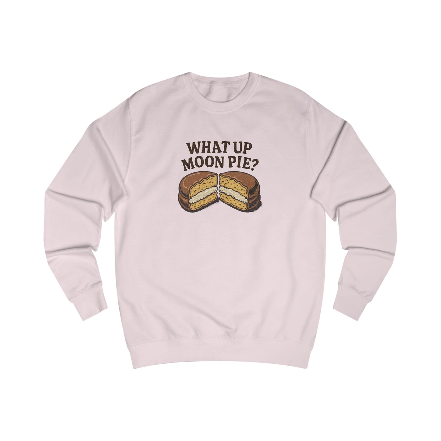 What Up, Moon Pie? — Big Bang Theory Retro Sweatshirt (Light)