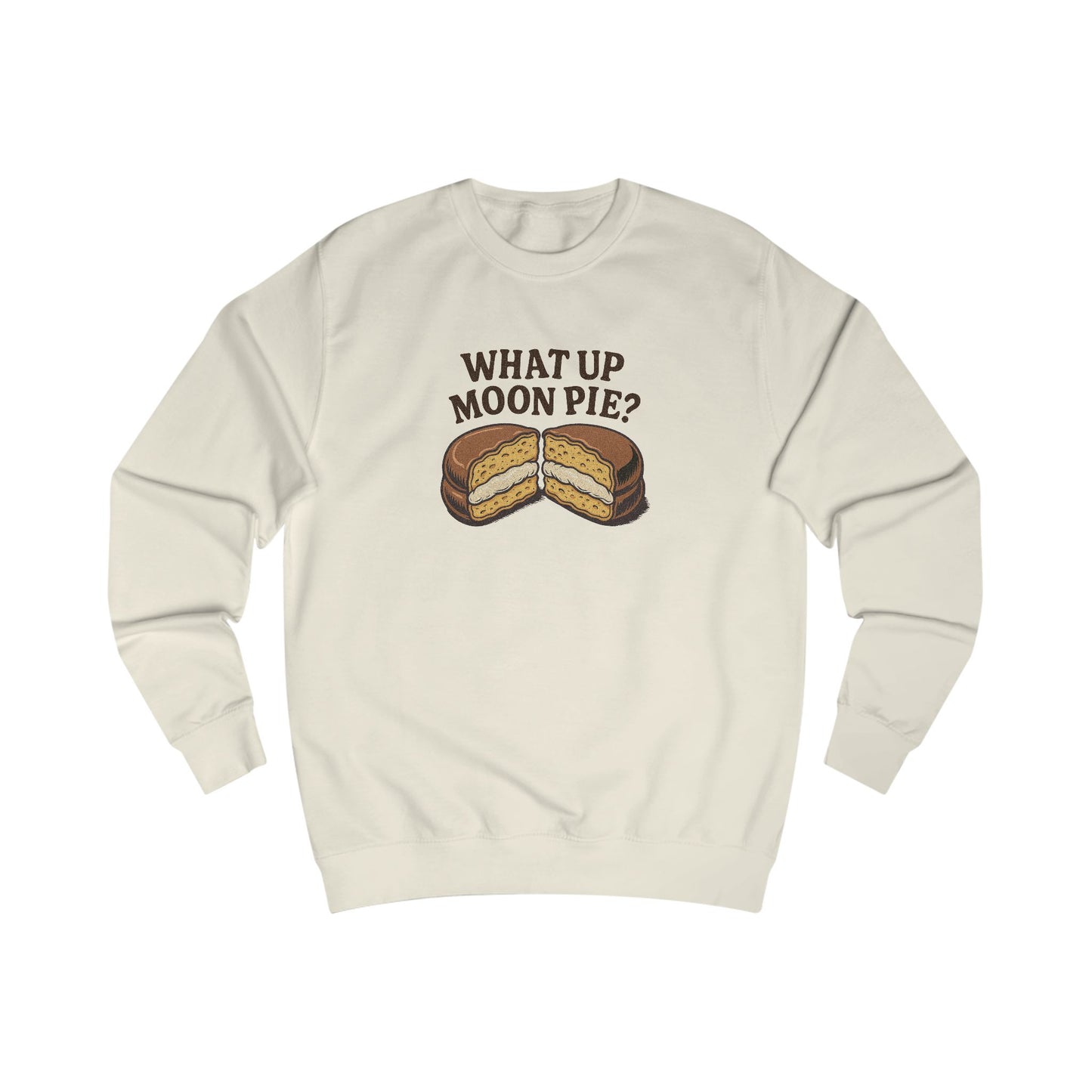 What Up, Moon Pie? — Big Bang Theory Retro Sweatshirt (Light)