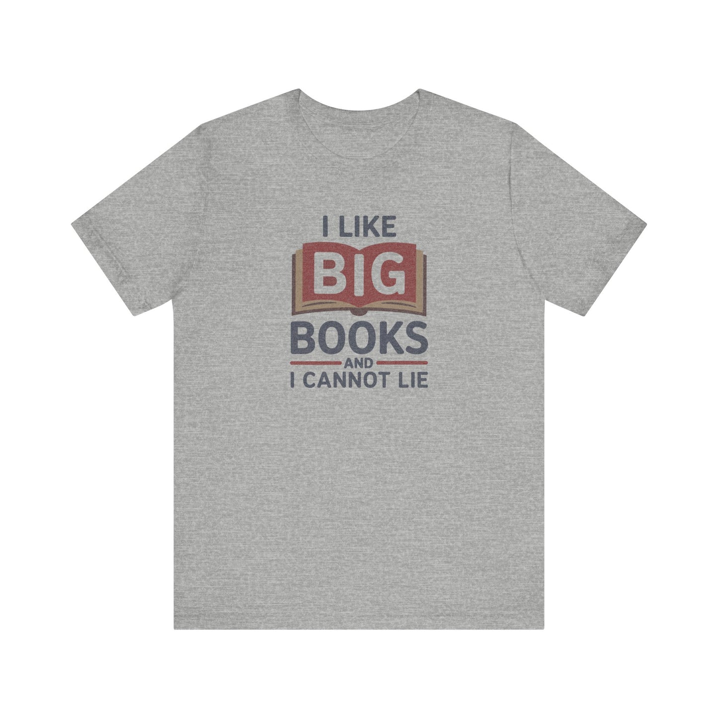 I Like Big Books and I Cannot Lie — Bibliophile Retro Tee (Light)