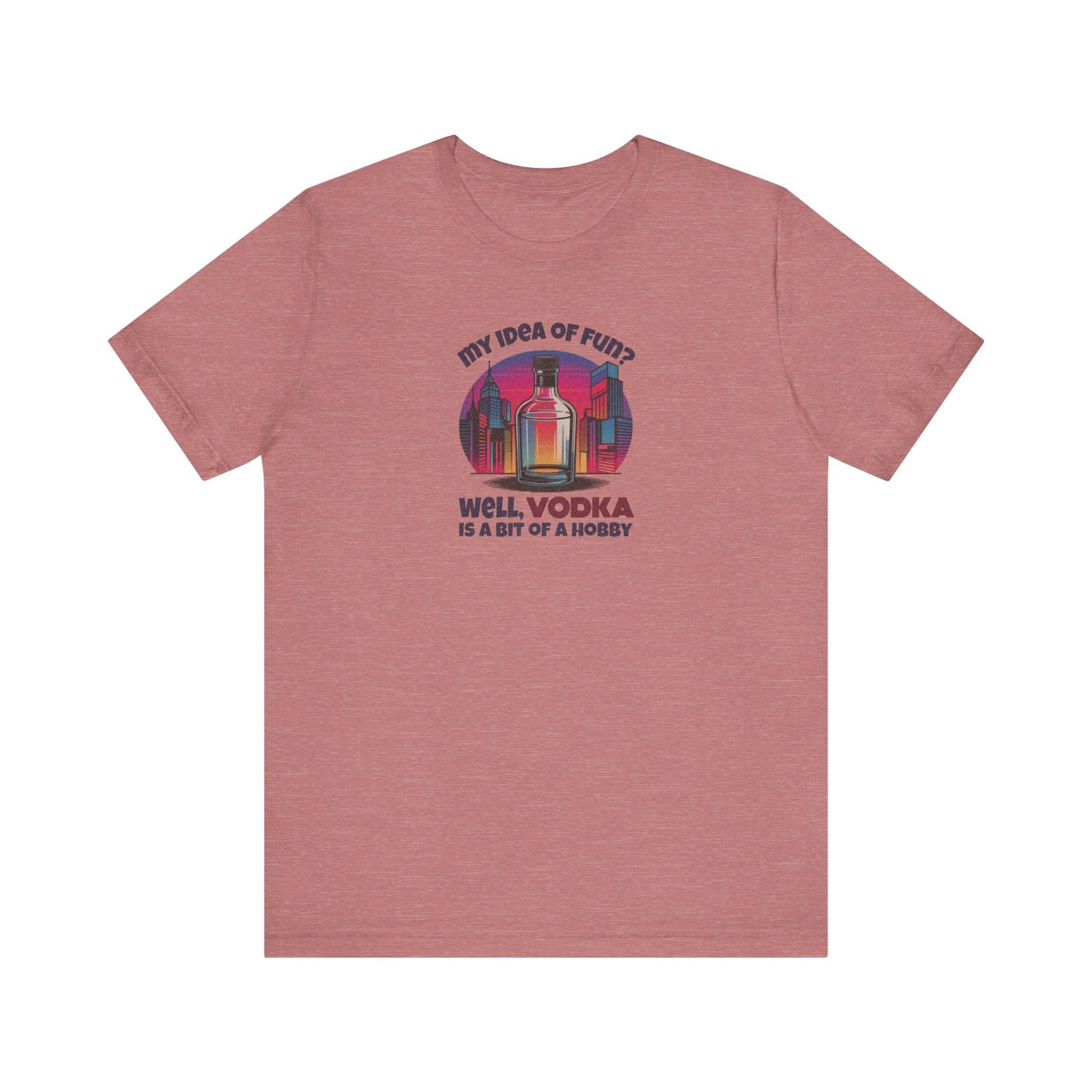 Vodka is a Bit of a Hobby — Retro Graphic Tee (Dark)