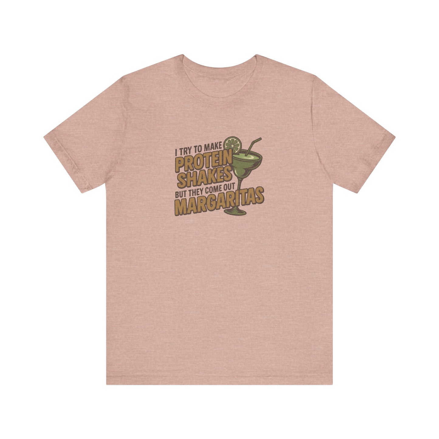 Protein Shakes (Oops, All Margaritas) — Retro Tee (Light)