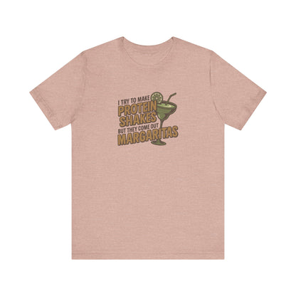 Protein Shakes (Oops, All Margaritas) — Retro Tee (Light)