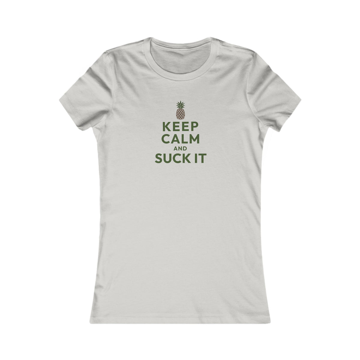 Keep Calm and Suck It — Psych Retro Women's Tee (Light)