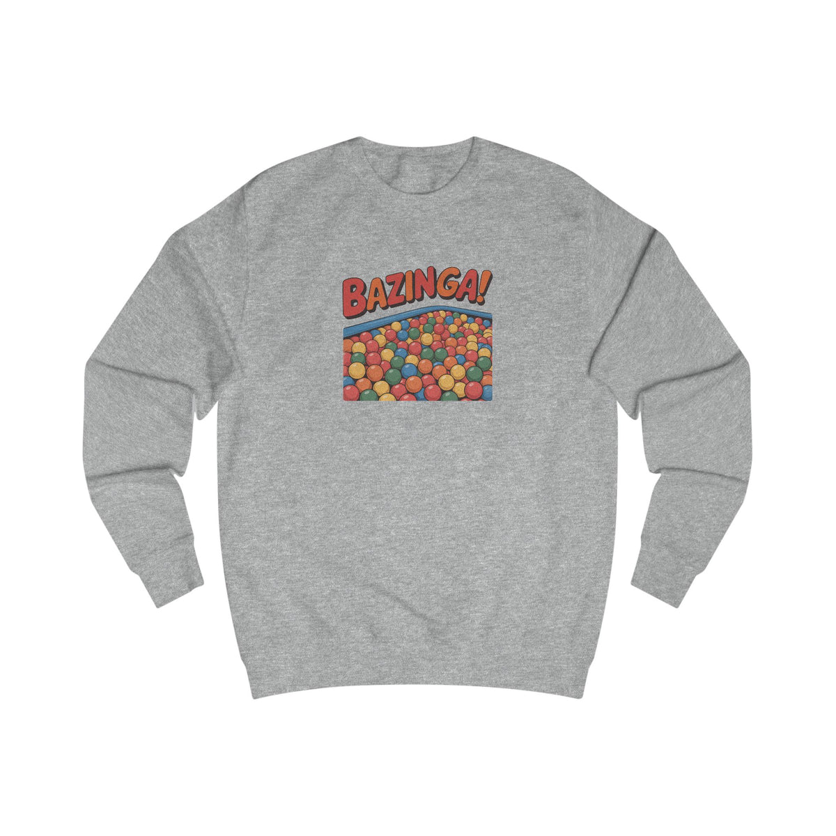 Bazinga! Ball Pit — Big Bang Theory Retro Sweatshirt (Light)