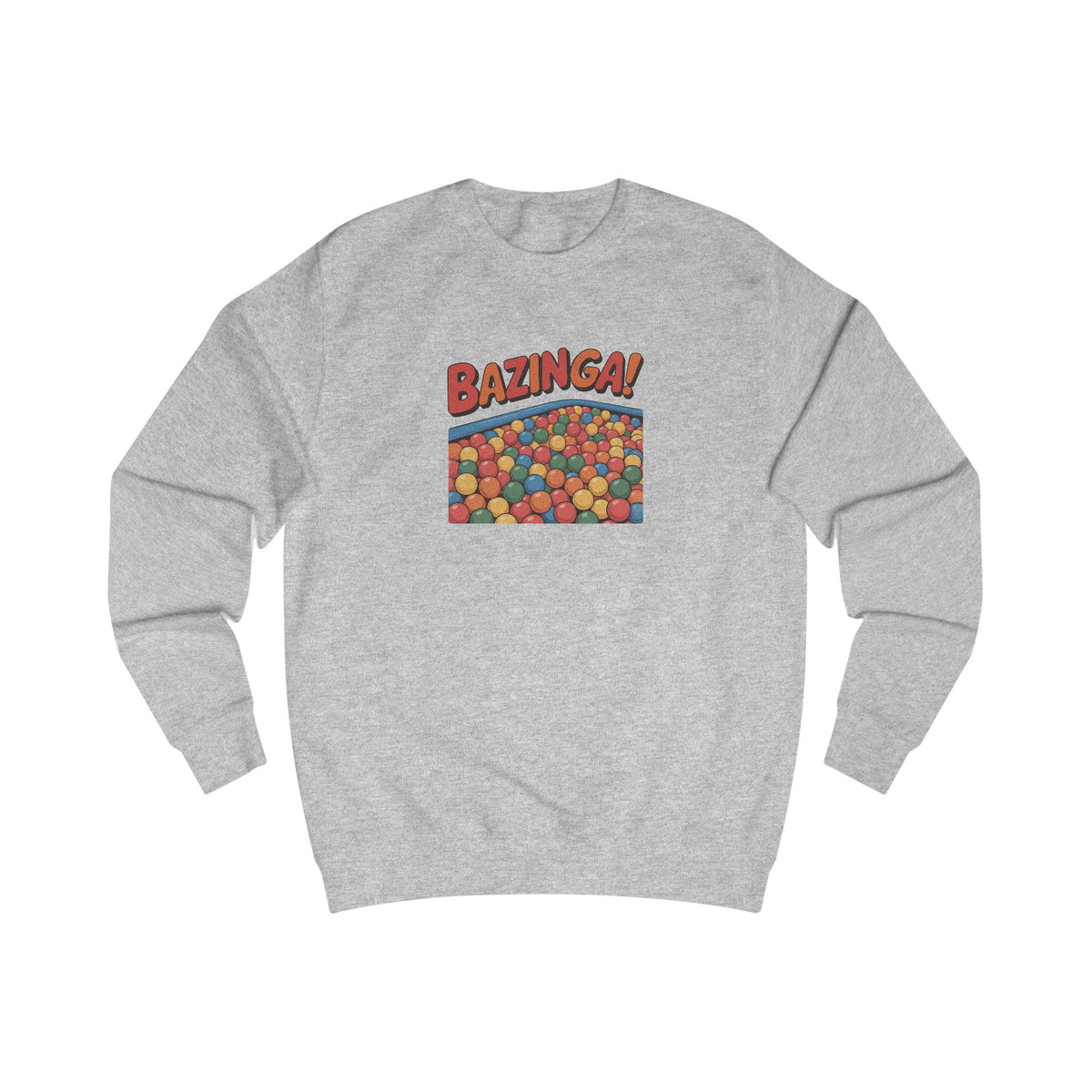 Bazinga! Ball Pit — Big Bang Theory Retro Sweatshirt (Light)