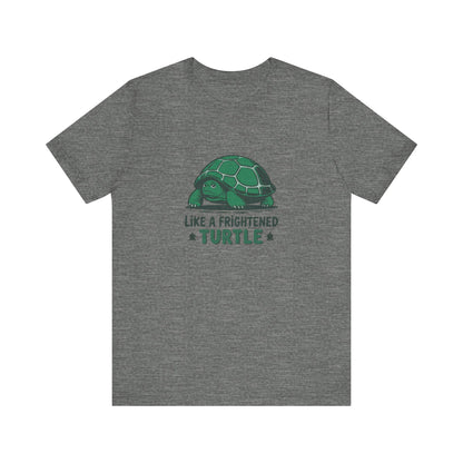 Like a Frightened Turtle — George Costanza Shrinkage Retro Tee (Light)