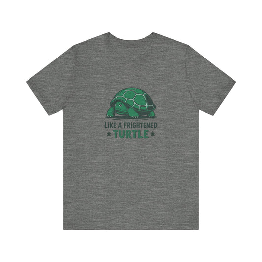 Like a Frightened Turtle — George Costanza Shrinkage Retro Tee (Light)