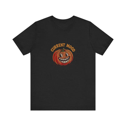 Current Mood (Toothy Jack) — Retro Halloween Tee (Dark)