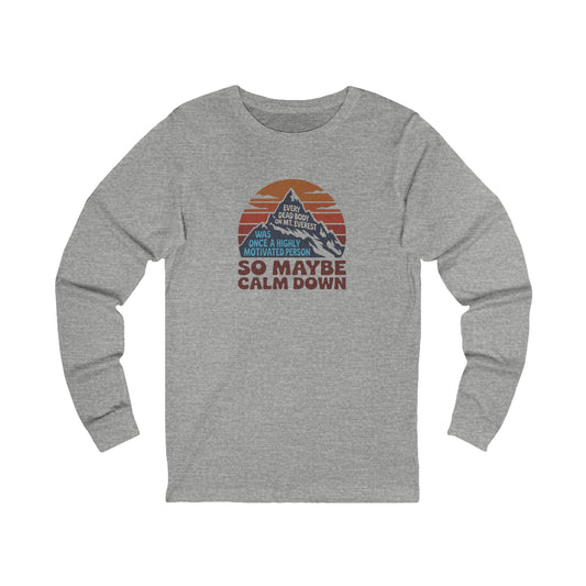 Everything in Moderation (Especially Fitness) – Mount Everest Retro Long Sleeve (Light)