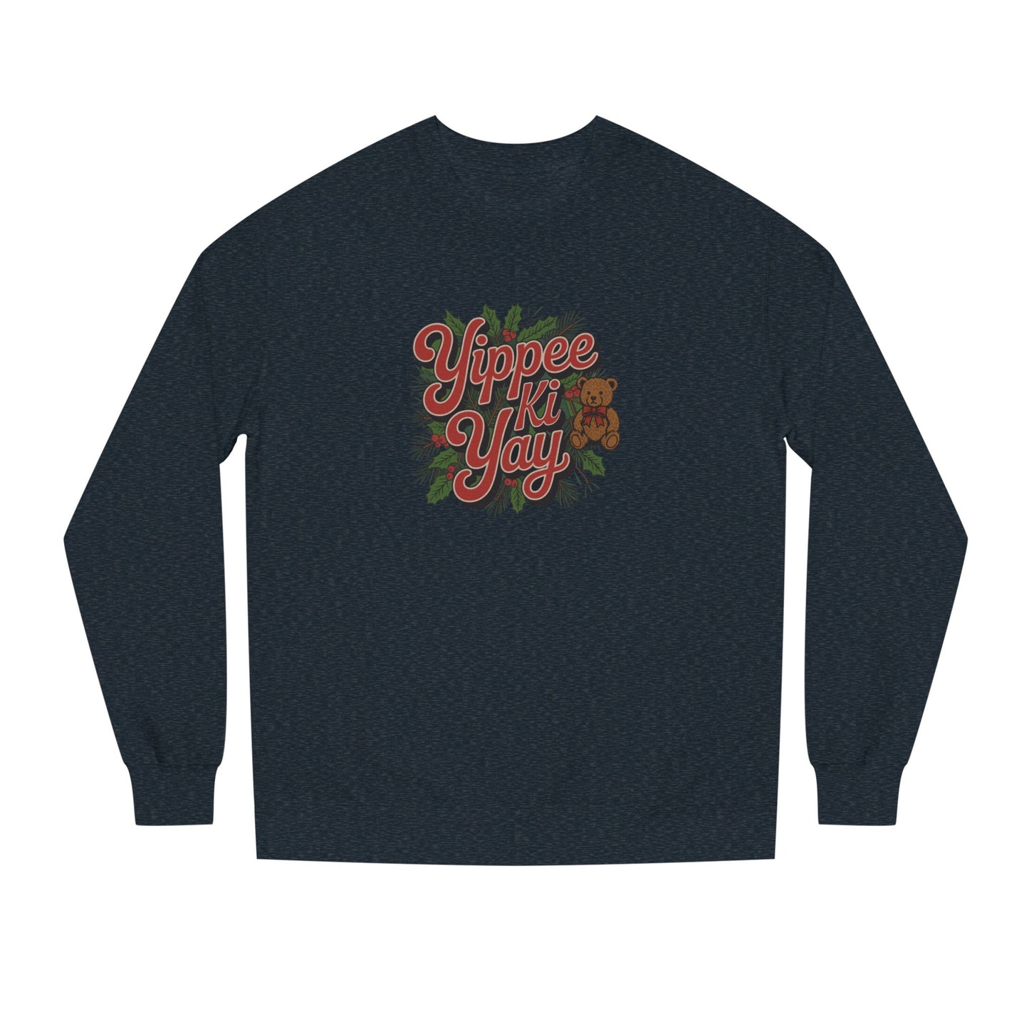 Yippee Ki Yay — Die Hard Retro Christmas Sweatshirt (Dark)