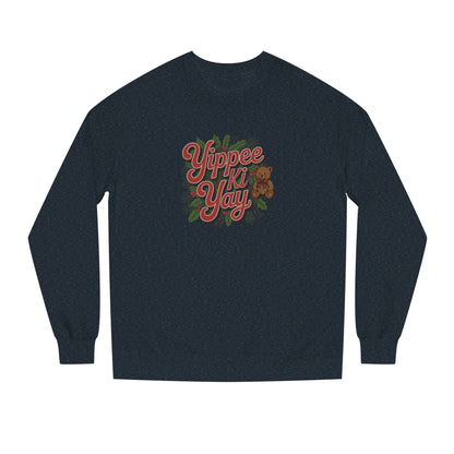 Yippee Ki Yay — Die Hard Retro Christmas Sweatshirt (Dark)