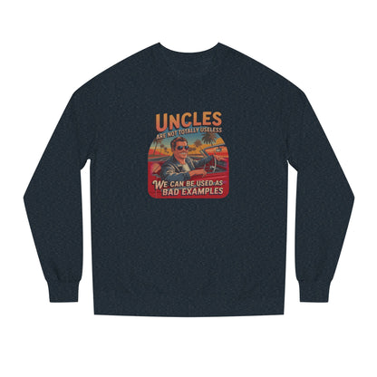 Uncles Are Not Useless (Bad Examples) — Retro Sweatshirt (Dark)