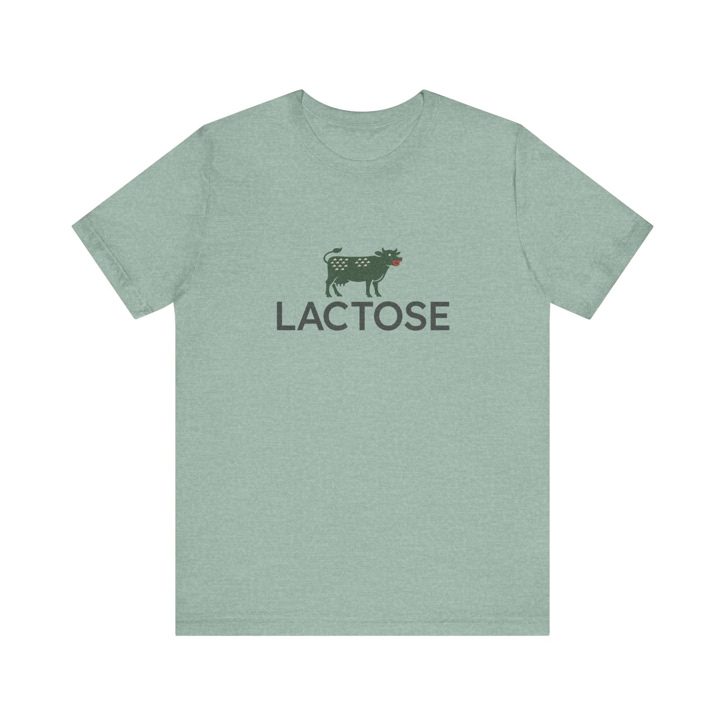 Life is a Beautiful… Typo – LACTOSE Logo Parody Retro Tee (Light)