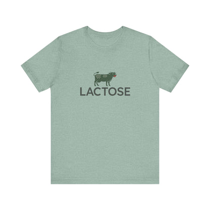 Life is a Beautiful… Typo – LACTOSE Logo Parody Retro Tee (Light)