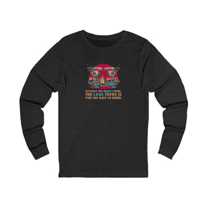 Open Bar (for the Kids) — Friends Retro Long Sleeve (Dark)