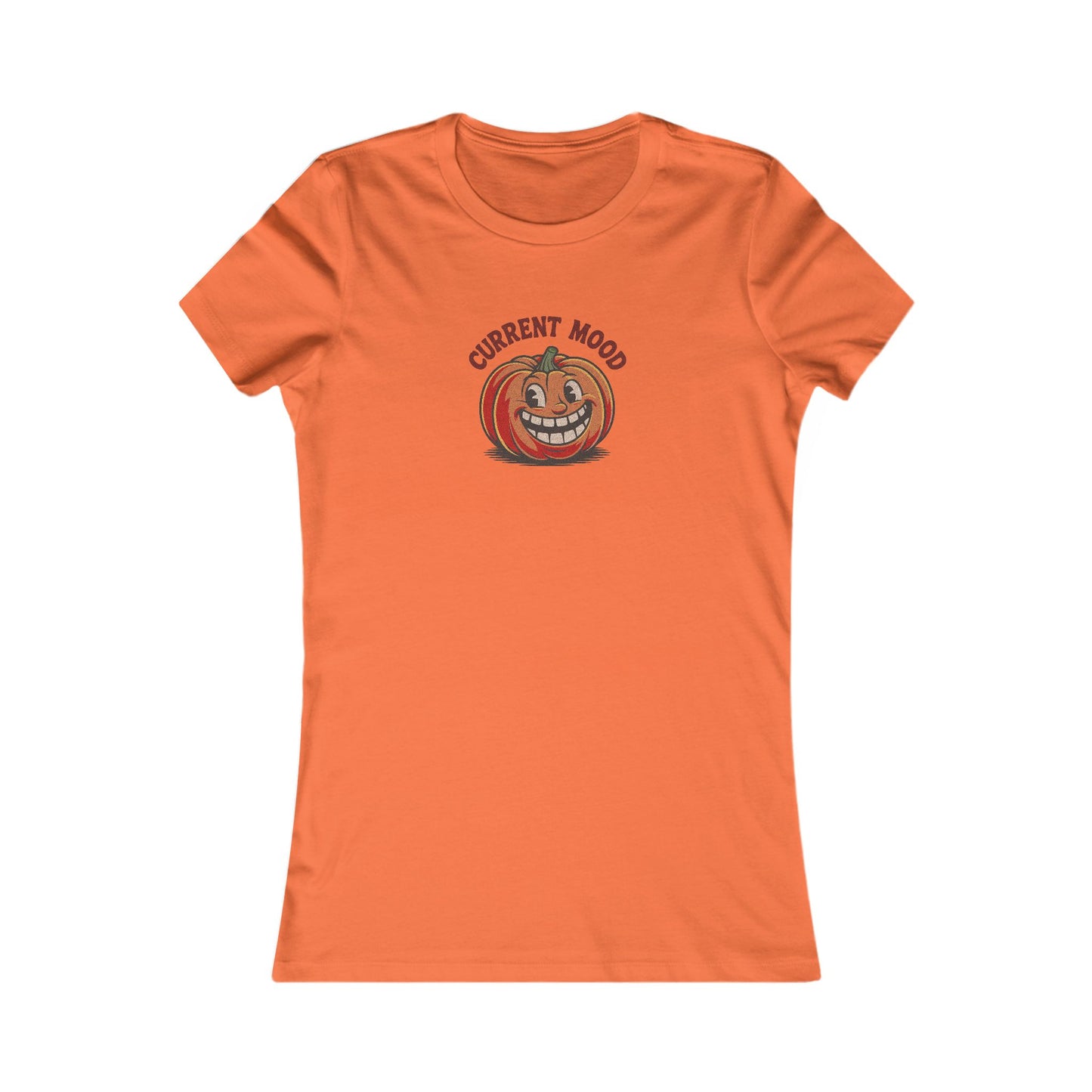 Current Mood (Toothy Jack) — Retro Halloween Women's Tee (Light)