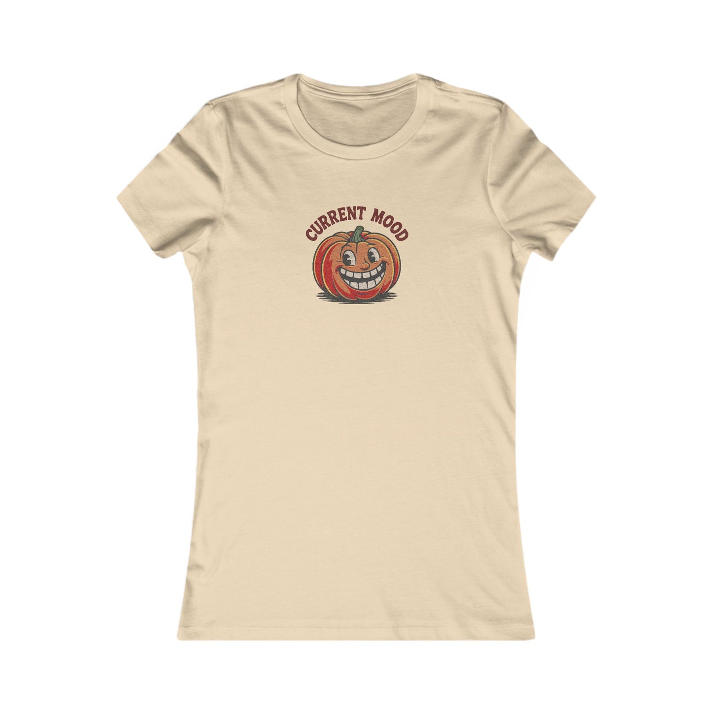 Current Mood (Toothy Jack) — Retro Halloween Women's Tee (Light)