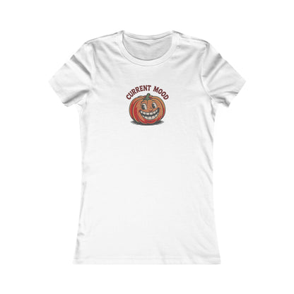 Current Mood (Toothy Jack) — Retro Halloween Women's Tee (Light)