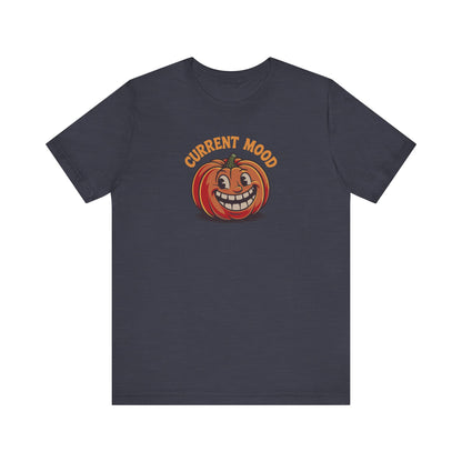 Current Mood (Toothy Jack) — Retro Halloween Tee (Dark)