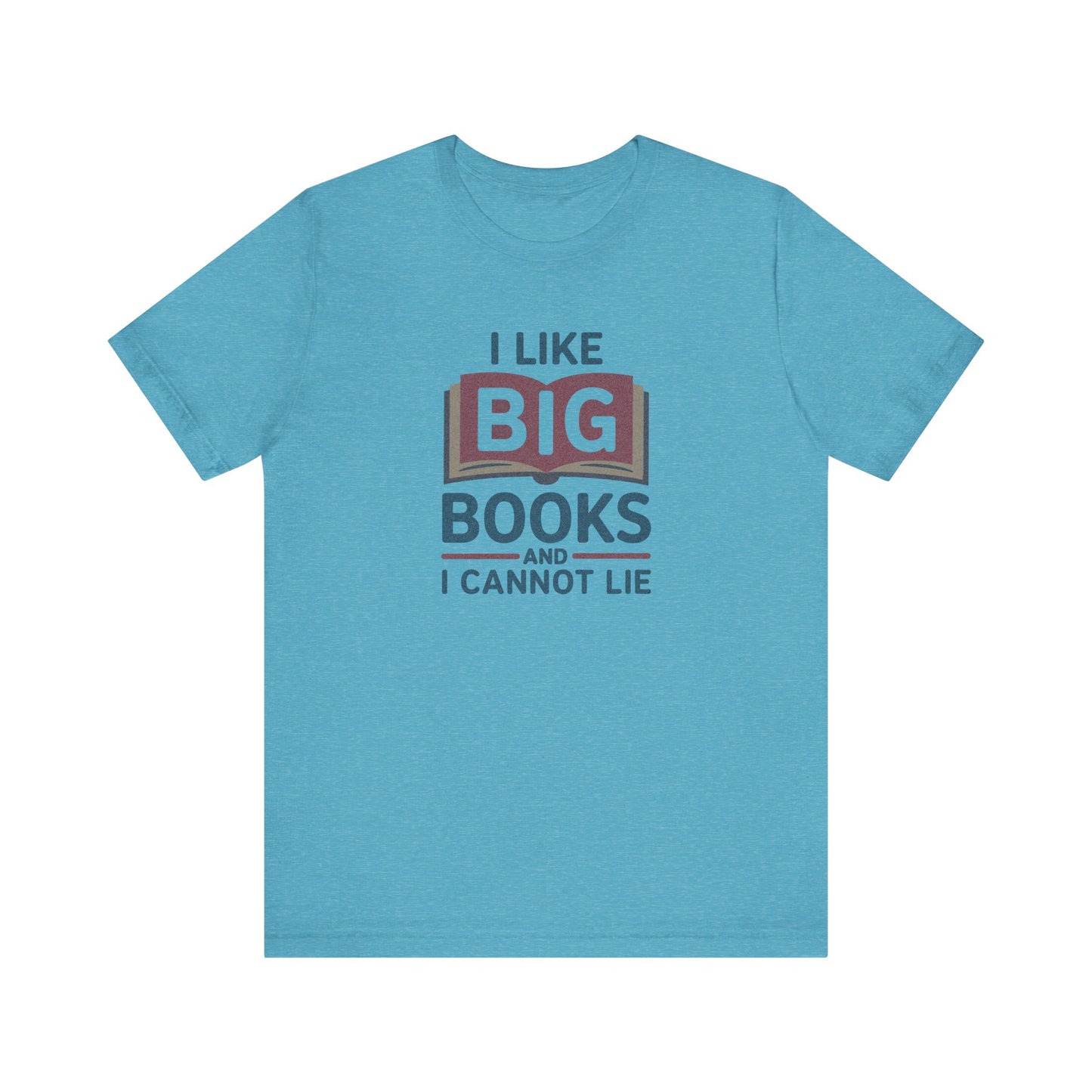 I Like Big Books and I Cannot Lie — Bibliophile Retro Tee (Light)
