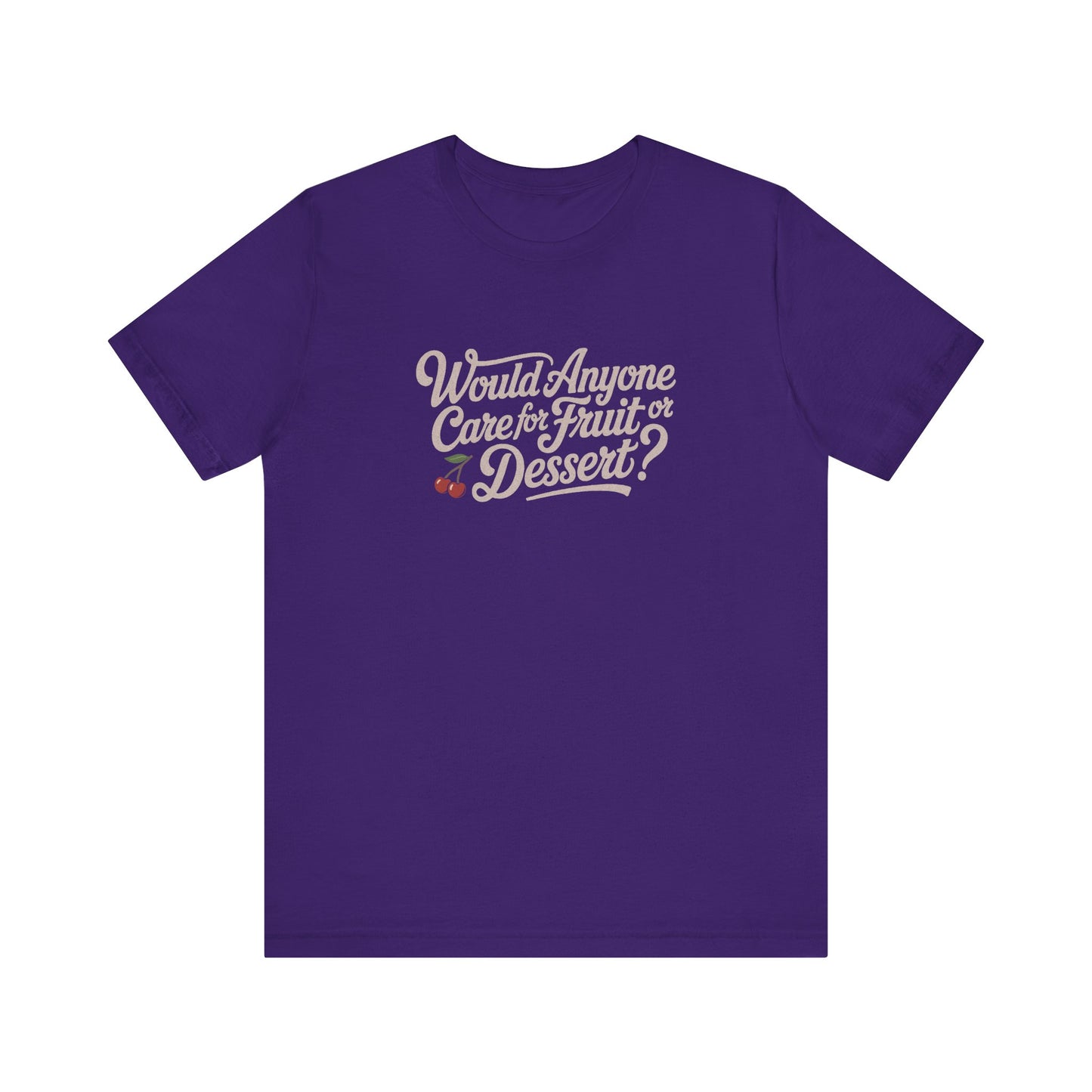 Would Anyone Care for Fruit or Dessert? — Clue Retro Tee (Dark)