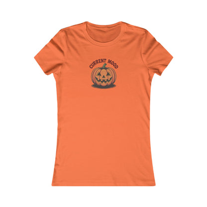 Current Mood (Vintage Jack) — Retro Halloween Women's Tee (Light)