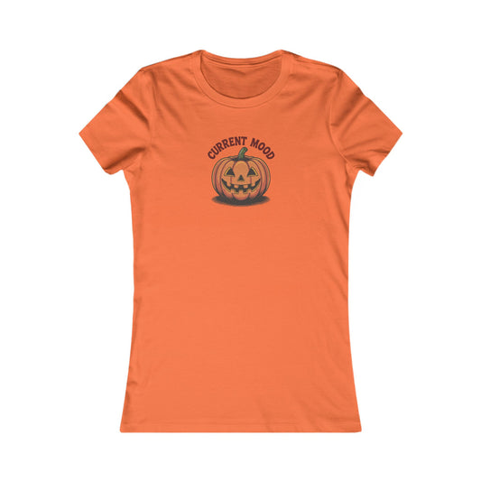 Current Mood (Vintage Jack) — Retro Halloween Women's Tee (Light)