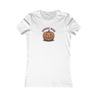 Current Mood (Vintage Jack) — Retro Halloween Women's Tee (Light)