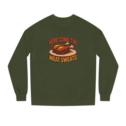 Here Come the Meat Sweats — Friends Thanksgiving Sweatshirt (Dark)