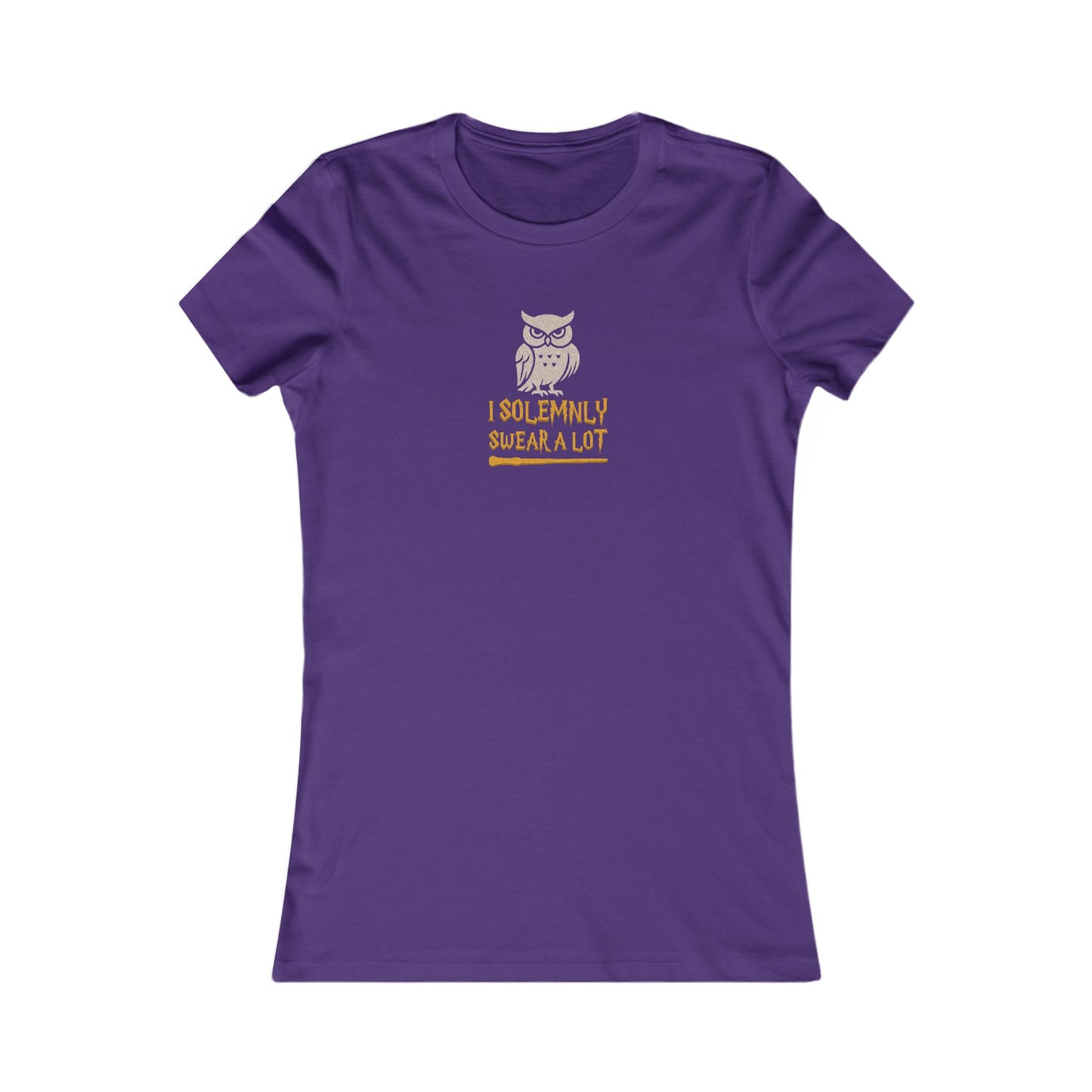 I Solemnly Swear a Lot — Harry Potter Retro Women's Tee (Dark)