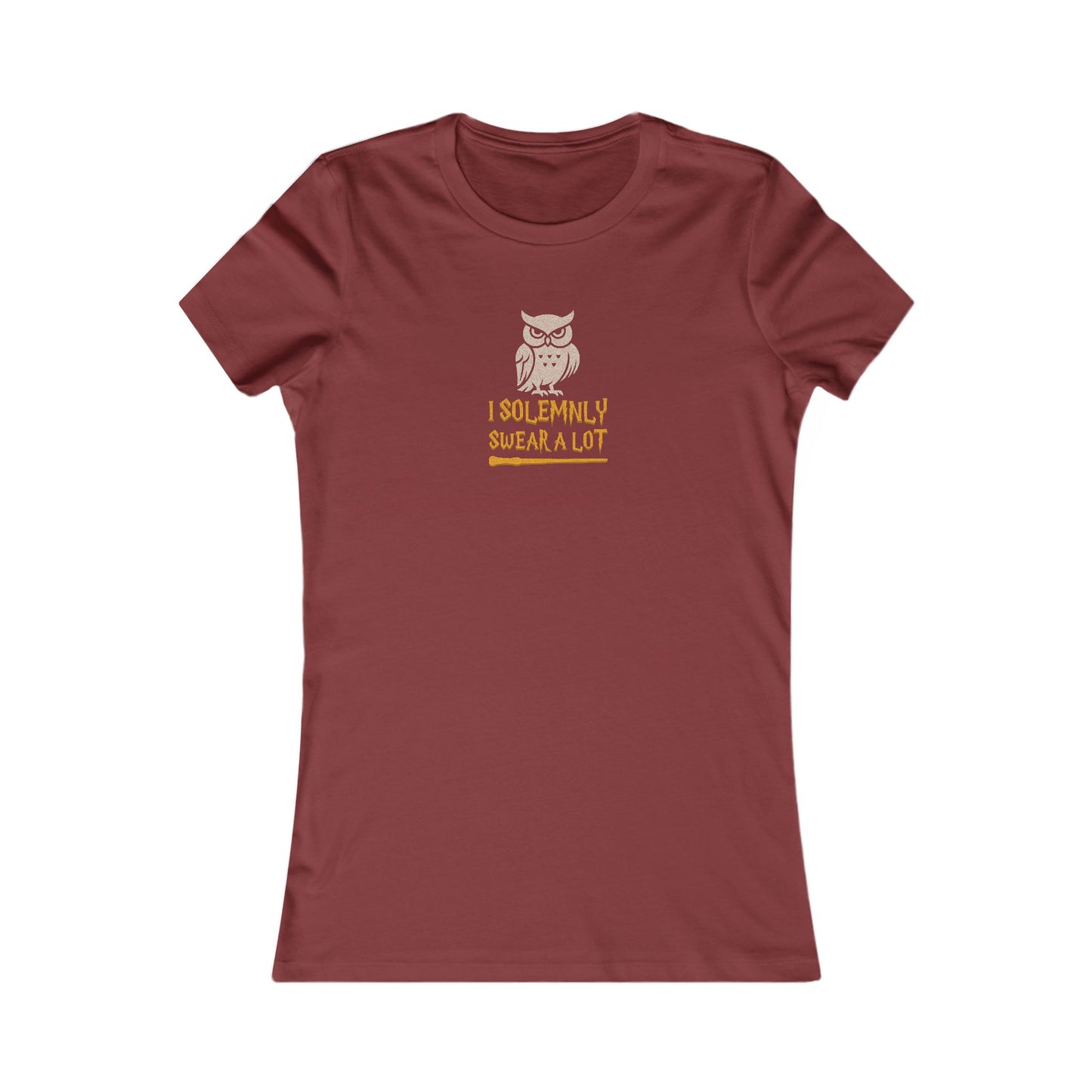 I Solemnly Swear a Lot — Harry Potter Retro Women's Tee (Dark)
