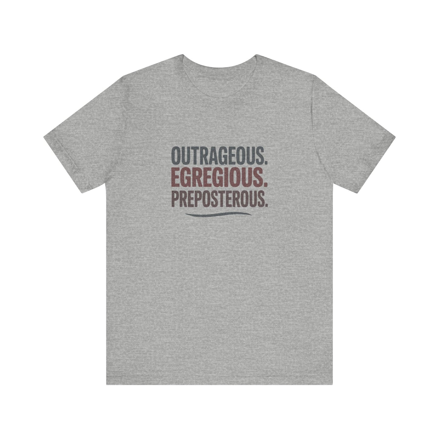 Outrageous Egregious Preposterous — Seinfeld Retro Tee (Light)