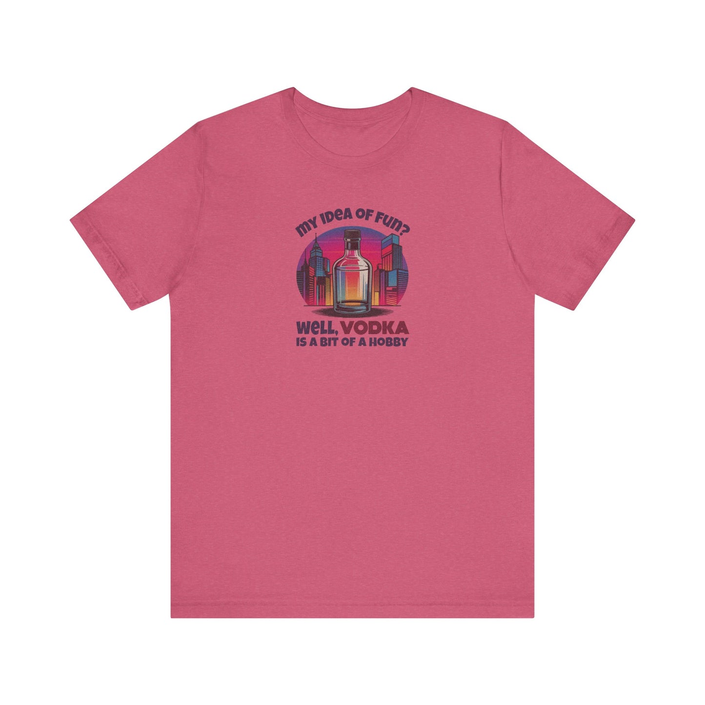 Vodka is a Bit of a Hobby — Retro Graphic Tee (Dark)