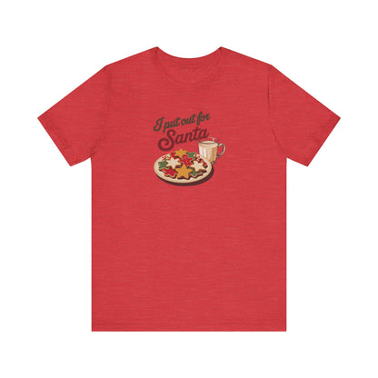 I Put Out for Santa — Retro Christmas Cookies Tee (Light)