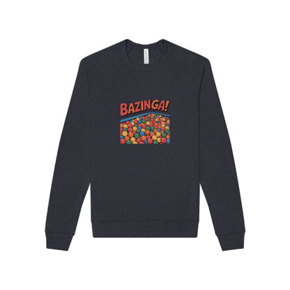 Bazinga! Ball Pit — Big Bang Theory Retro Sweatshirt (Dark)