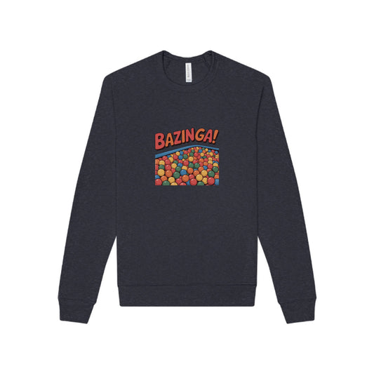 Bazinga! Ball Pit — Big Bang Theory Retro Sweatshirt (Dark)